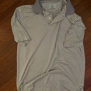 Class club striped golf collard shirt size 14/18